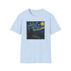 T-shirt Chat Nuit étoilée Van Gogh