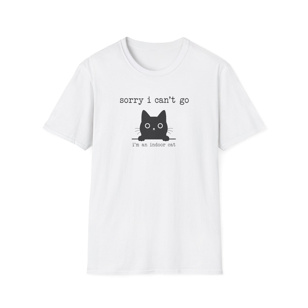 T-shirt Chat introverti