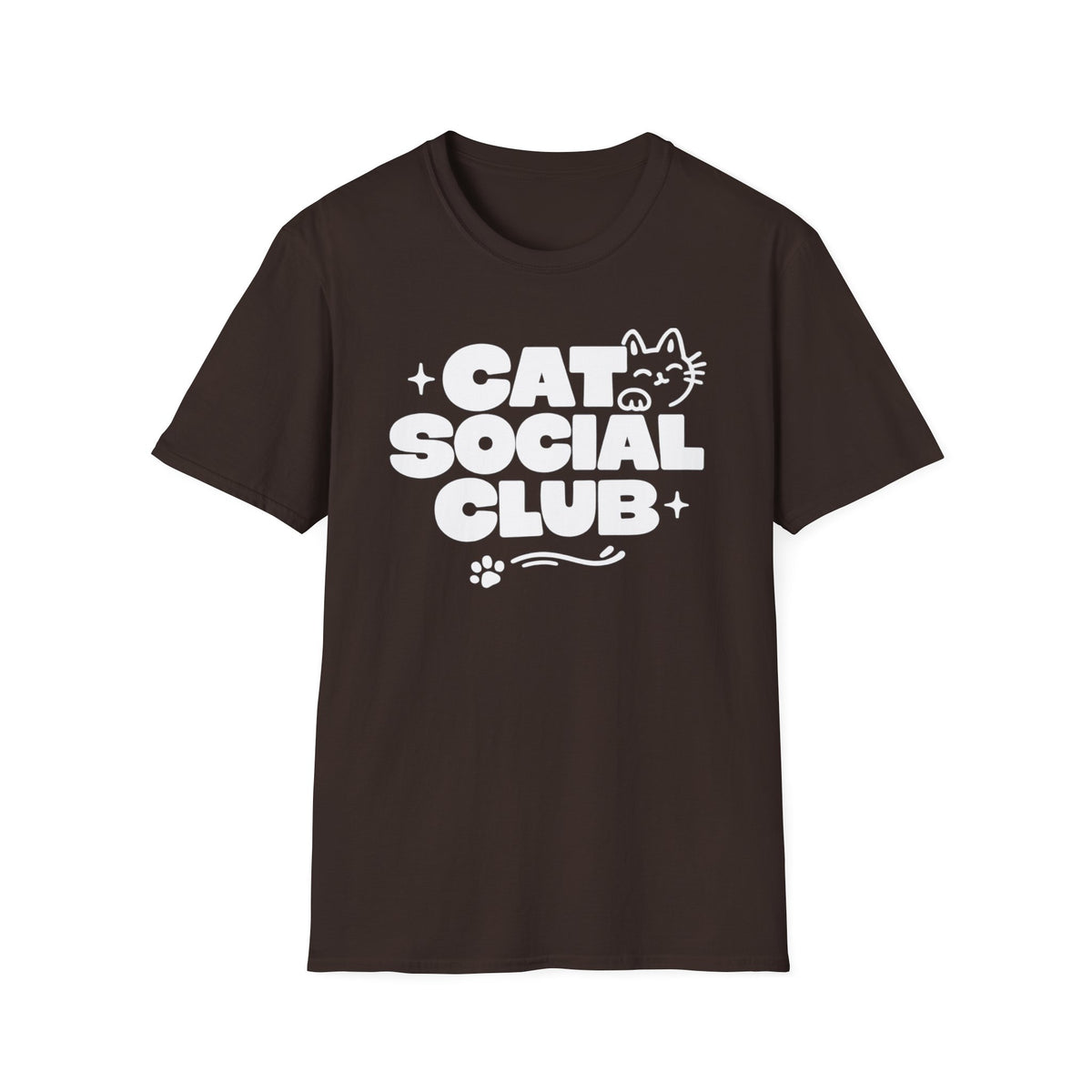 T-shirt Cat social Club graphique