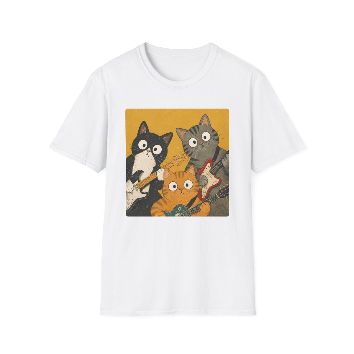 T-shirt Chats groupe de rock