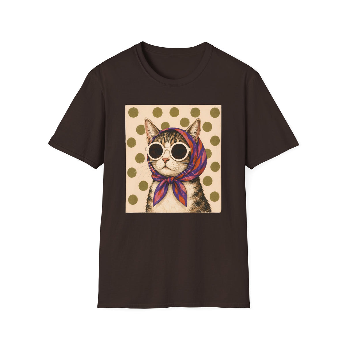 T-shirt Chat diva pop art