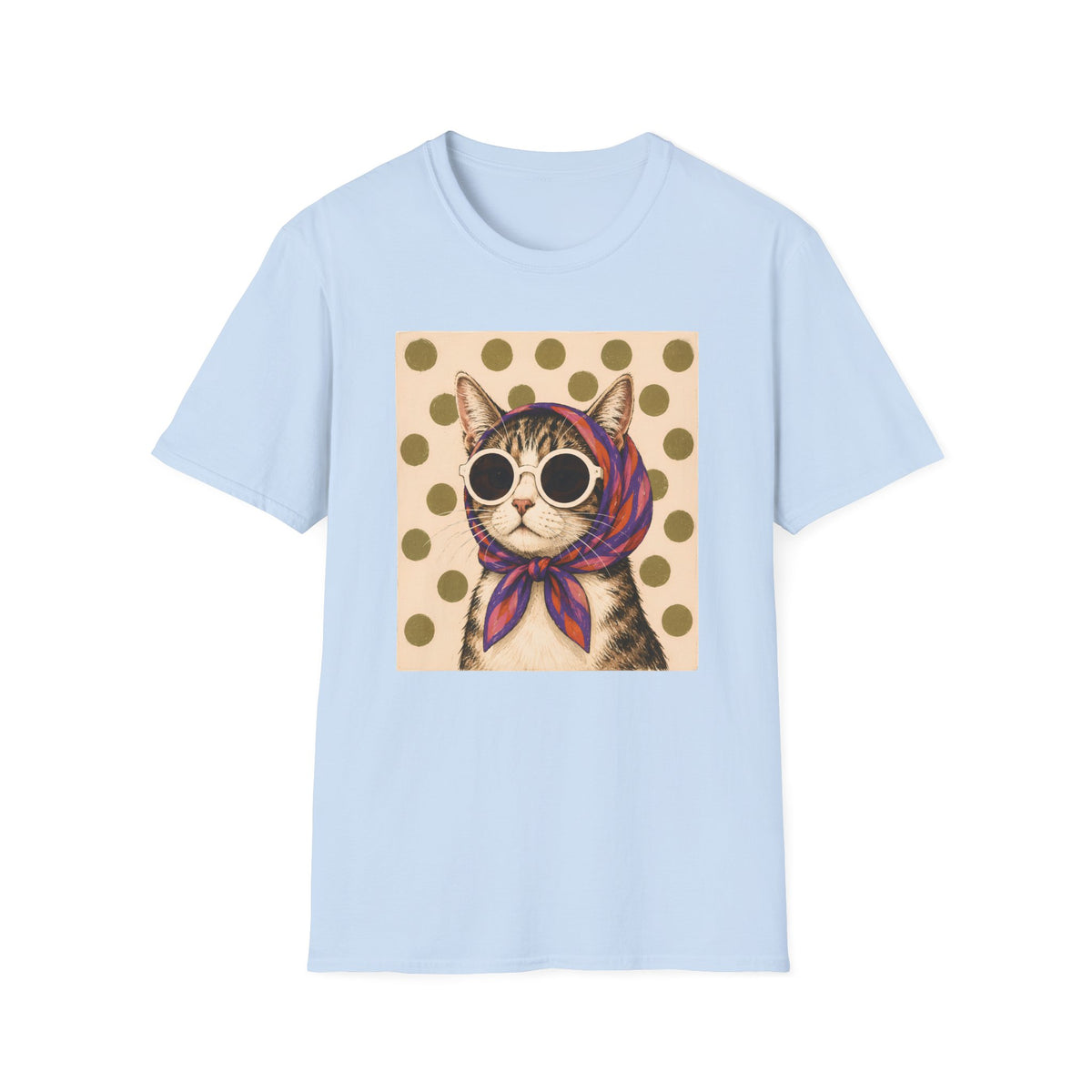 T-shirt Chat diva pop art