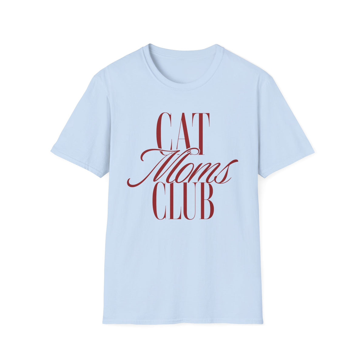 T-shirt Cat Moms Club chic