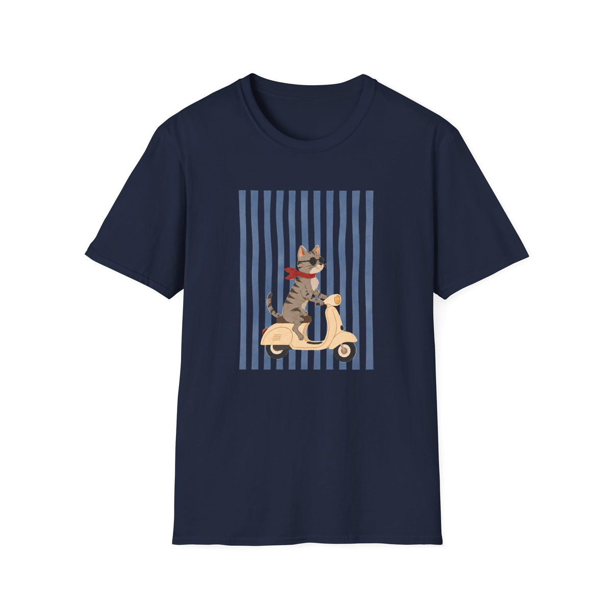T-shirt chat Scooter Riviera