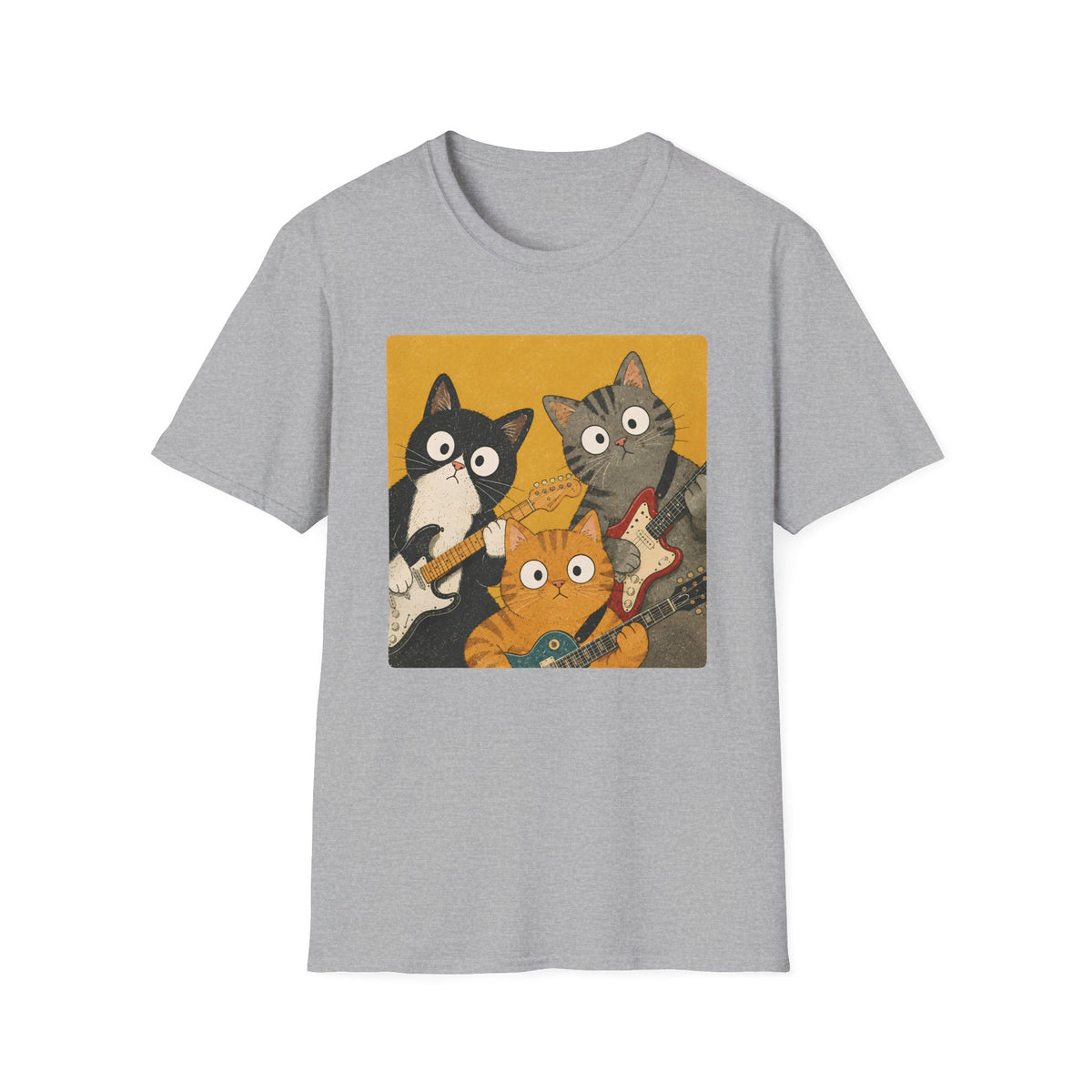 T-shirt Chats groupe de rock