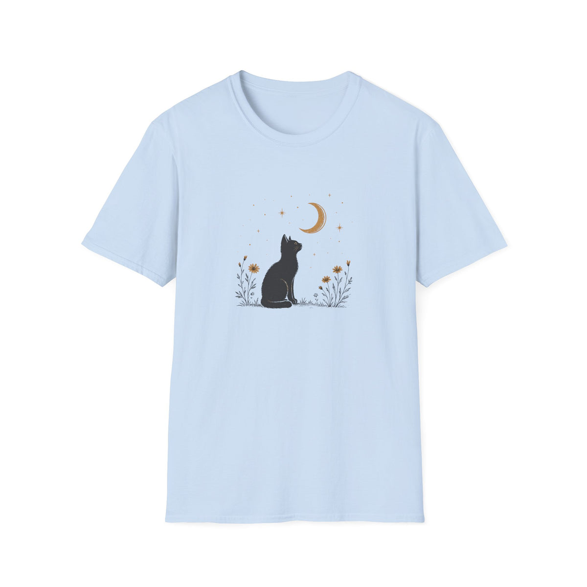 T-shirt Chat lune