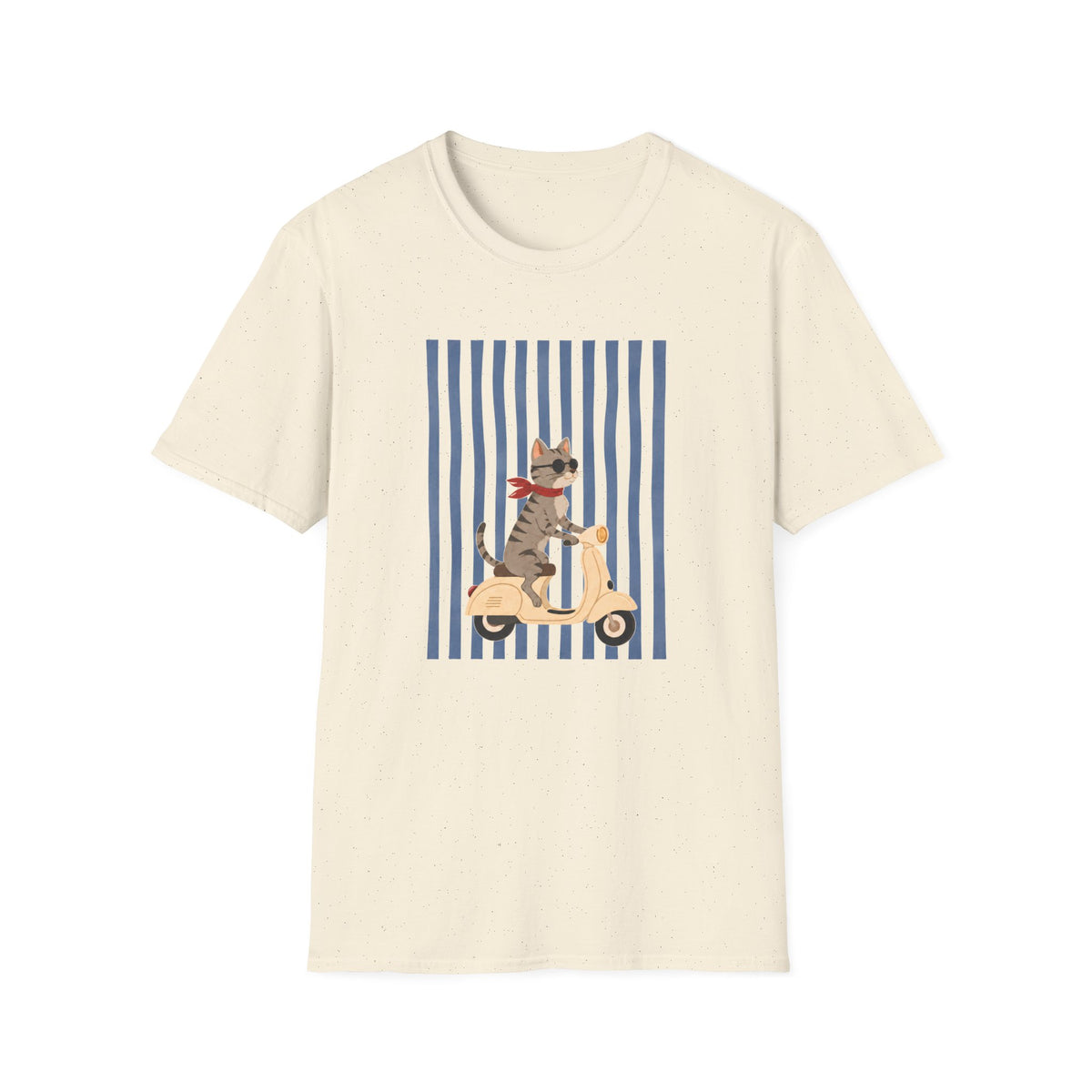 T-shirt chat Scooter Riviera
