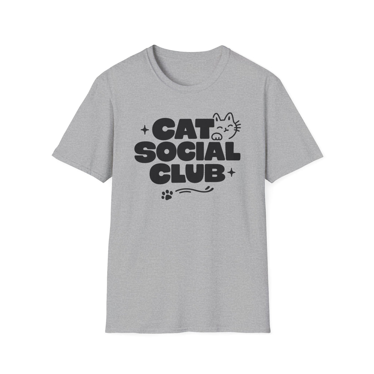 T-shirt Cat social Club graphique