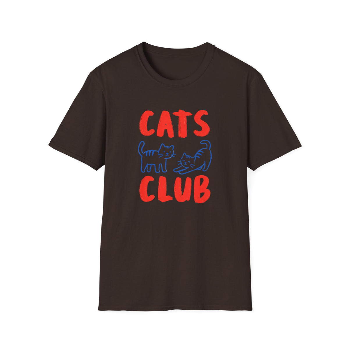 T-shirt Cats club rétro sportif
