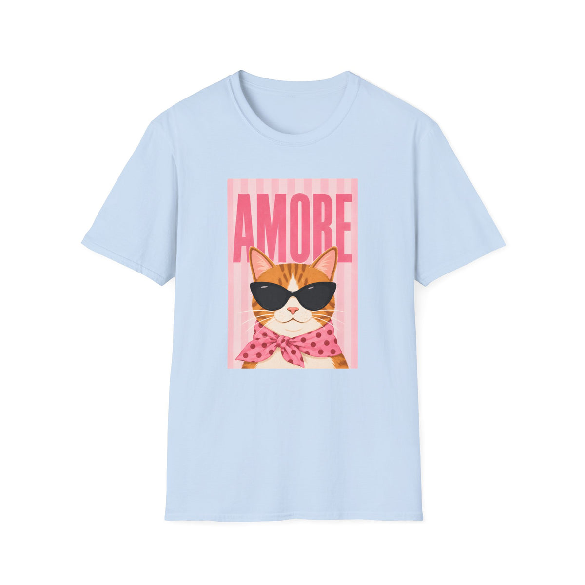 T-shirt Chat Amore rétro