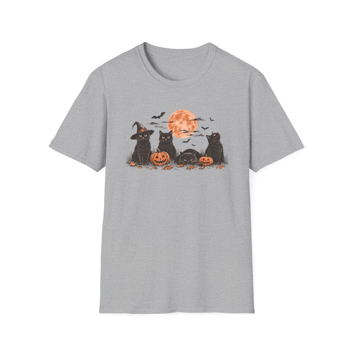 T-shirt Chats sorciers d’Halloween
