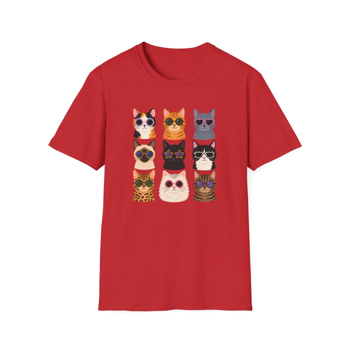 T-shirt Tribu de chats rétro