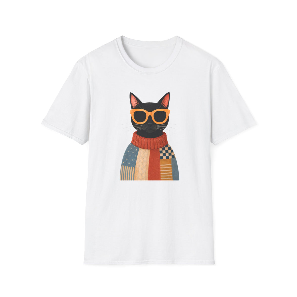 T-shirt Chat dandy rétro