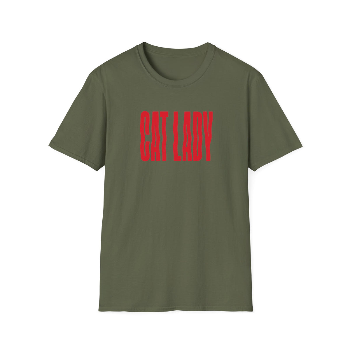 T-shirt Cat Lady minimaliste
