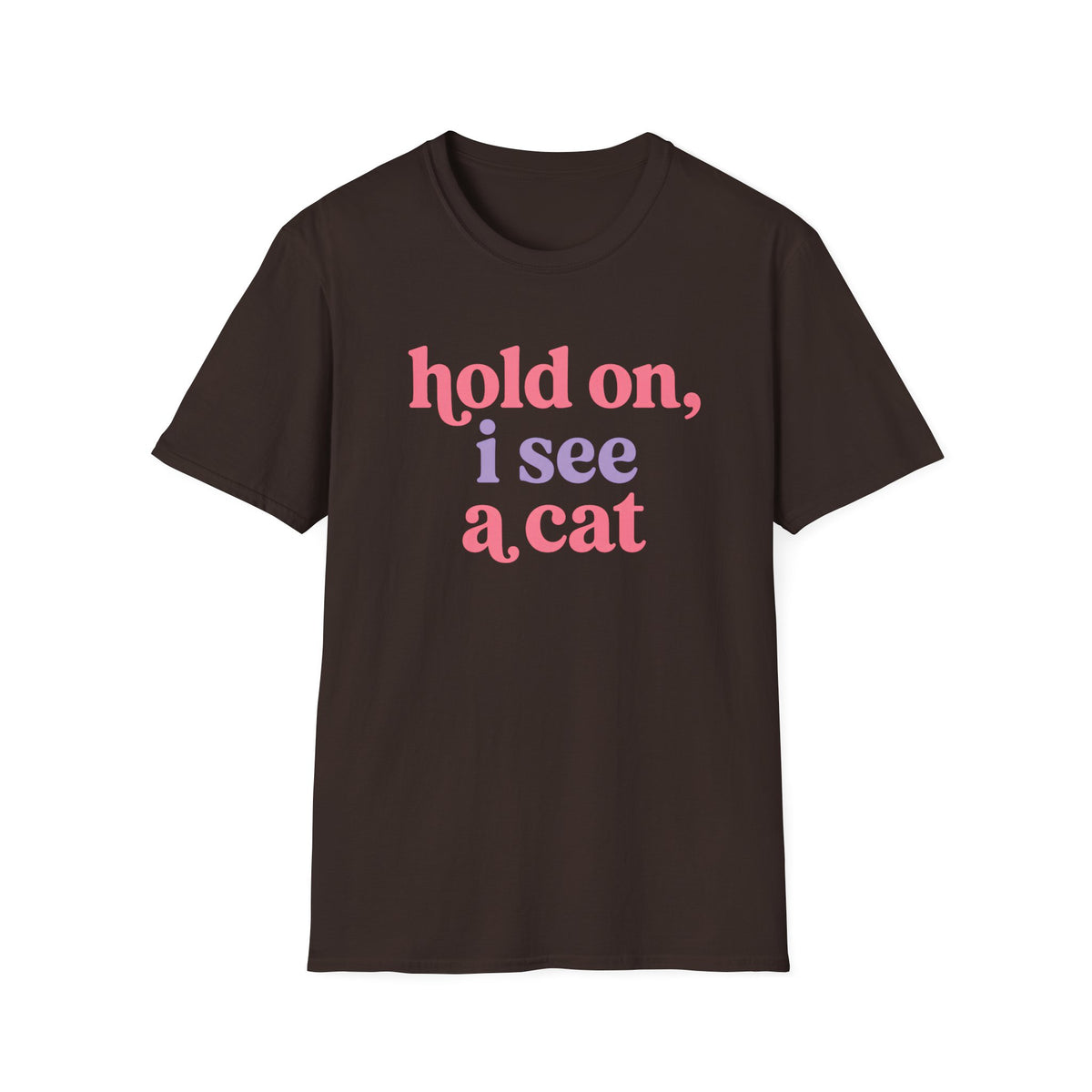 T-shirt Distrait par les chats