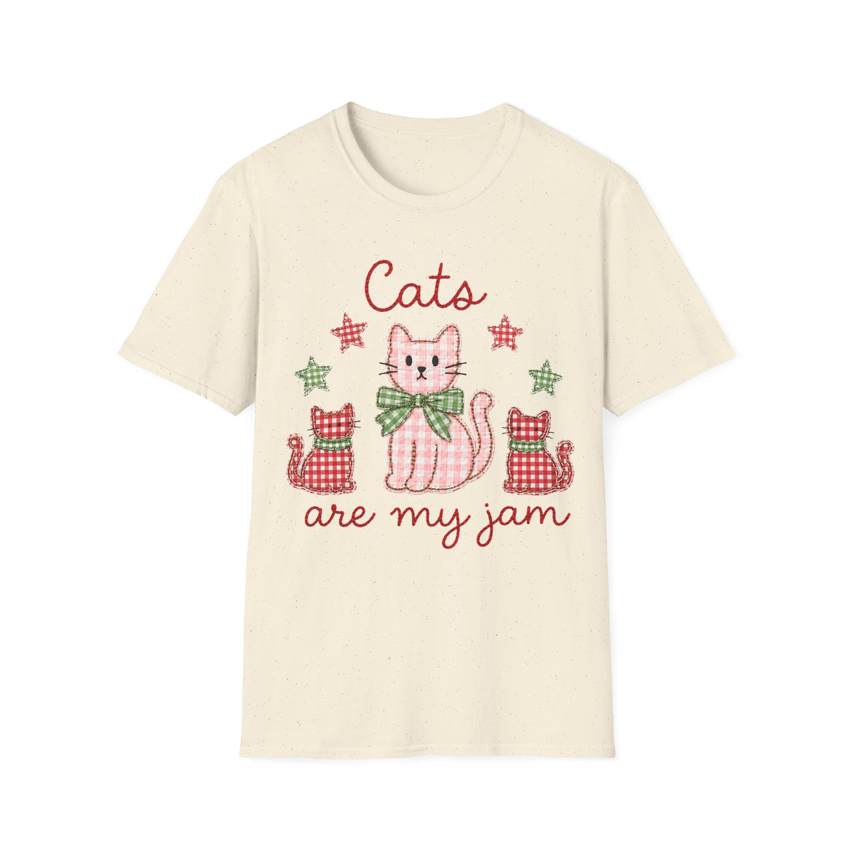 T-shirt Chat fraise rétro