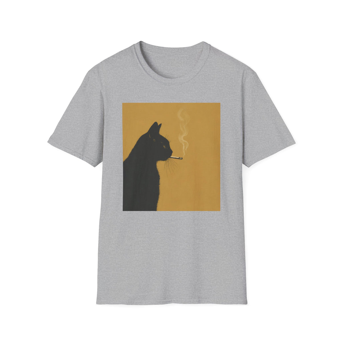 T-shirt Chat fumeur rétro