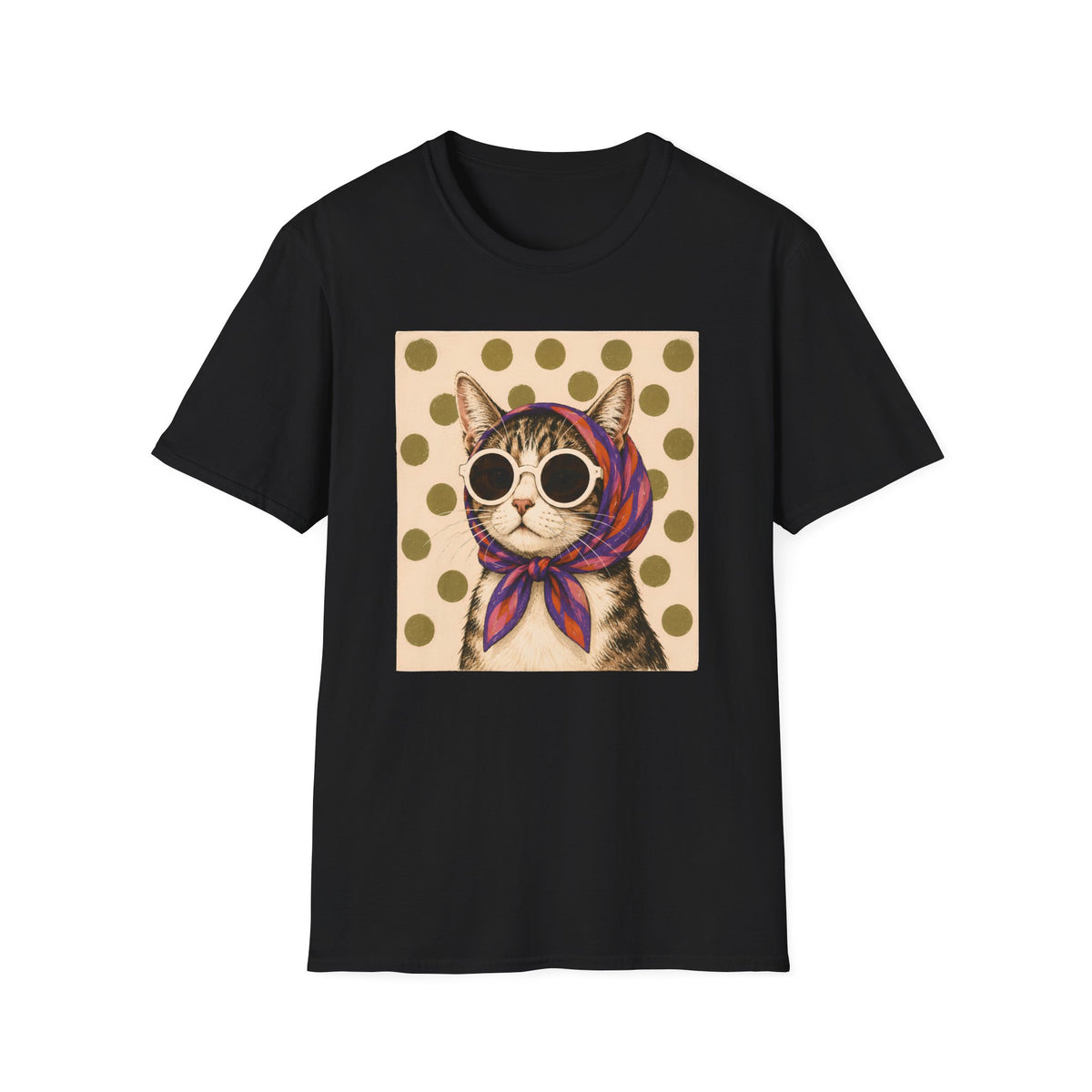 T-shirt Chat diva pop art