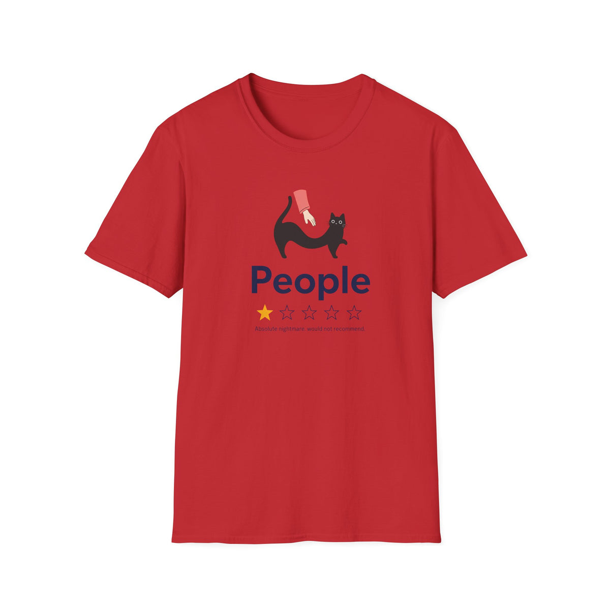 T-shirt Chat antisocial