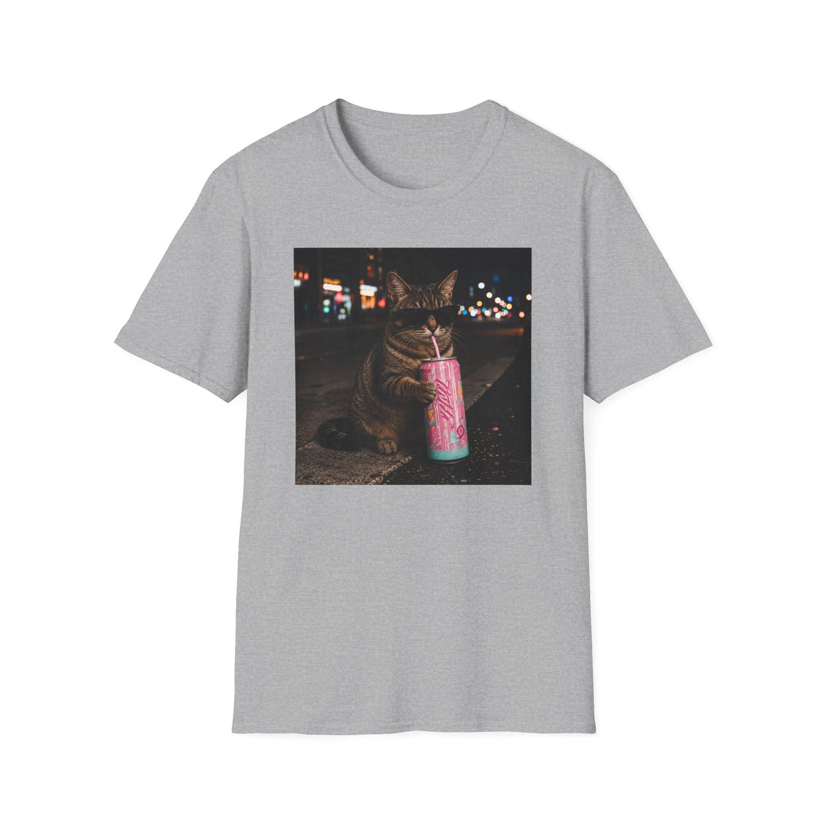 T-shirt Chat noctambule