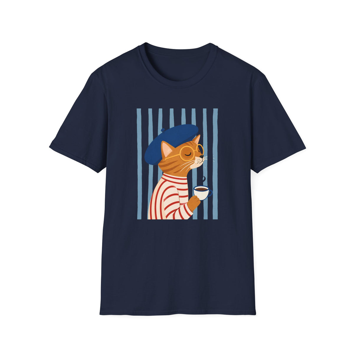 T-shirt Chat artiste parisien