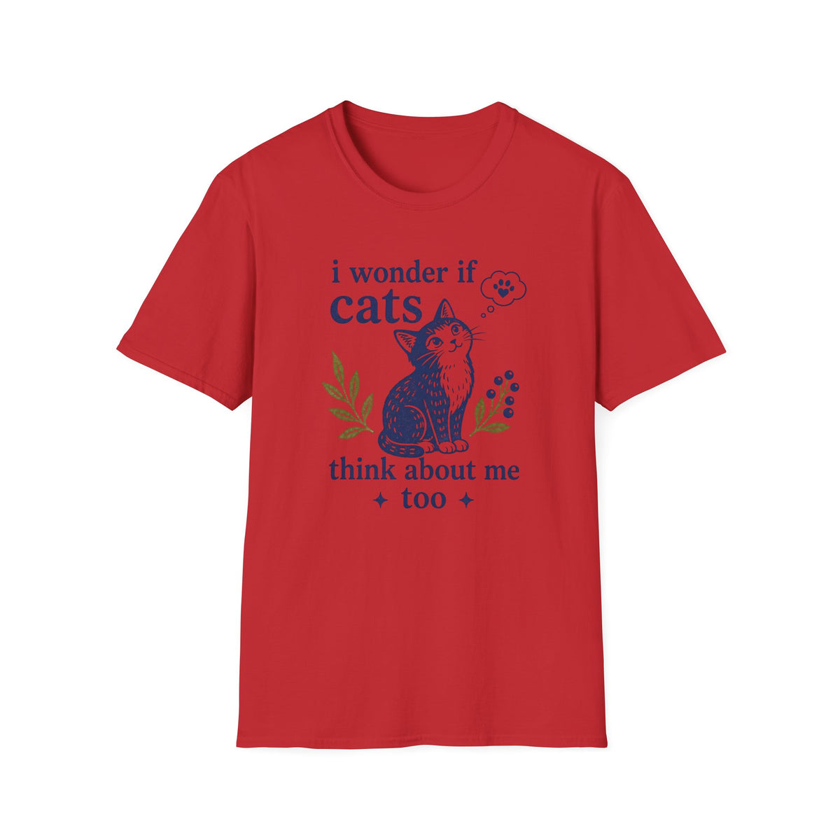 T-shirt Chat penseur vintage