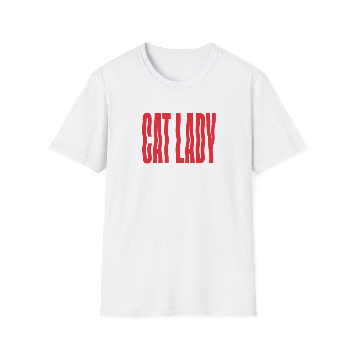 T-shirt Cat Lady minimaliste