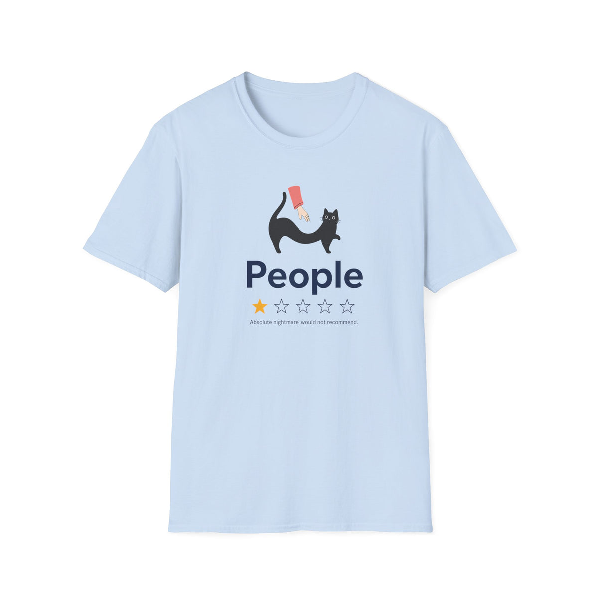 T-shirt Chat antisocial