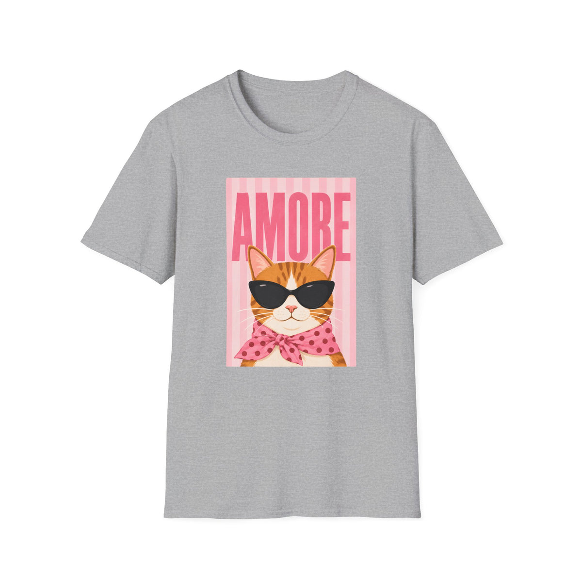 T-shirt Chat Amore rétro