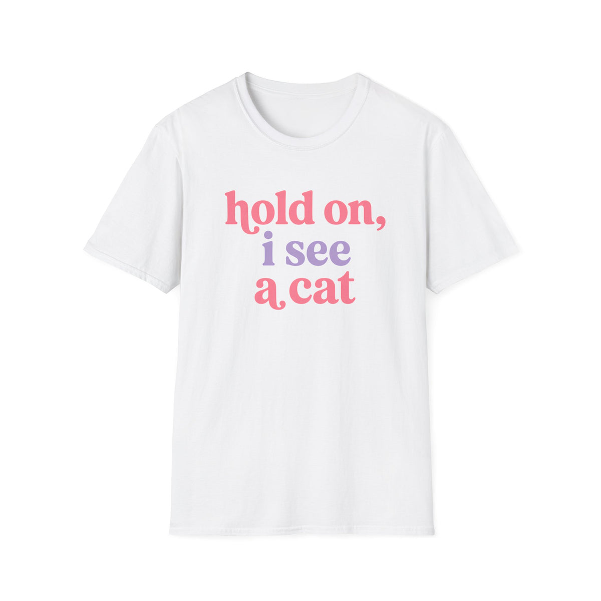 T-shirt Distrait par les chats
