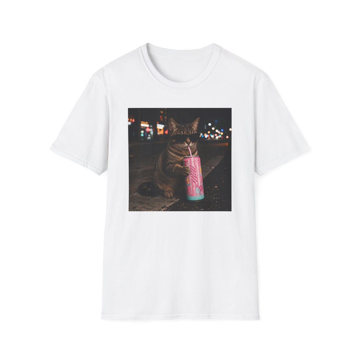 T-shirt Chat noctambule