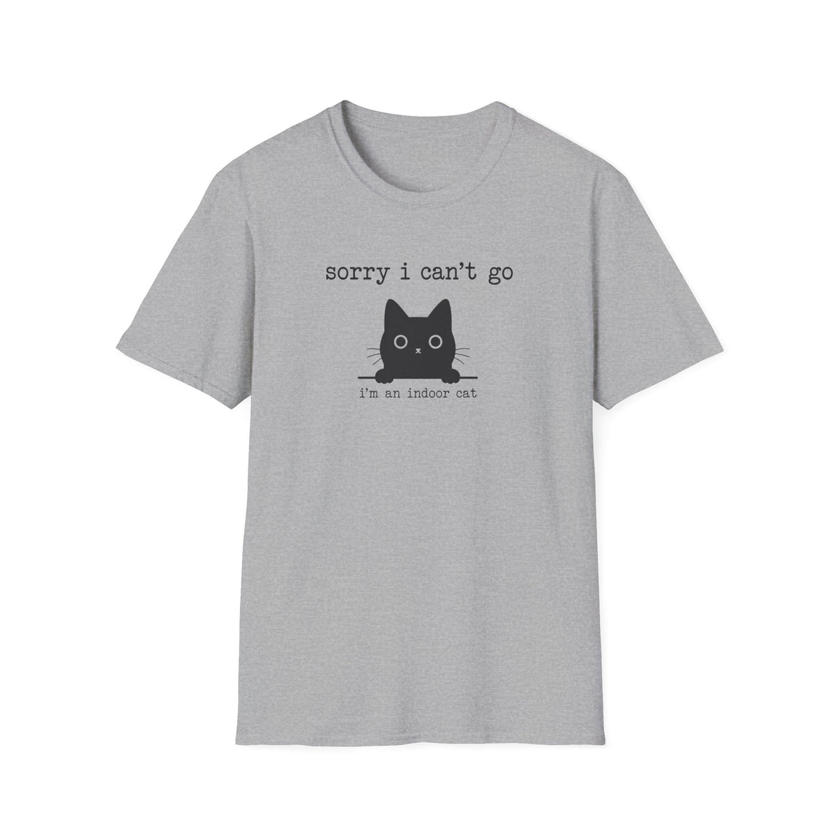 T-shirt Chat introverti