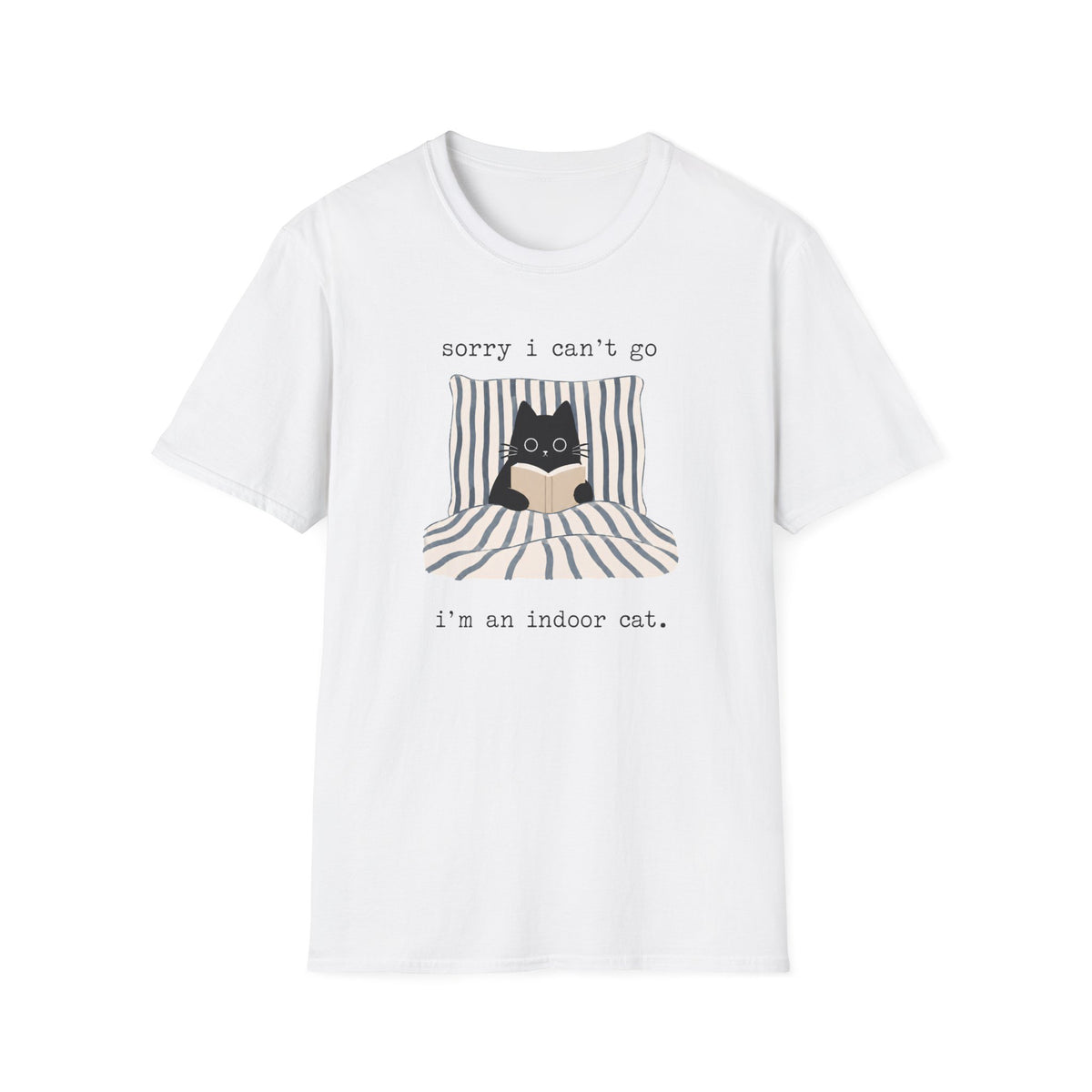 T-shirt Chat casanier