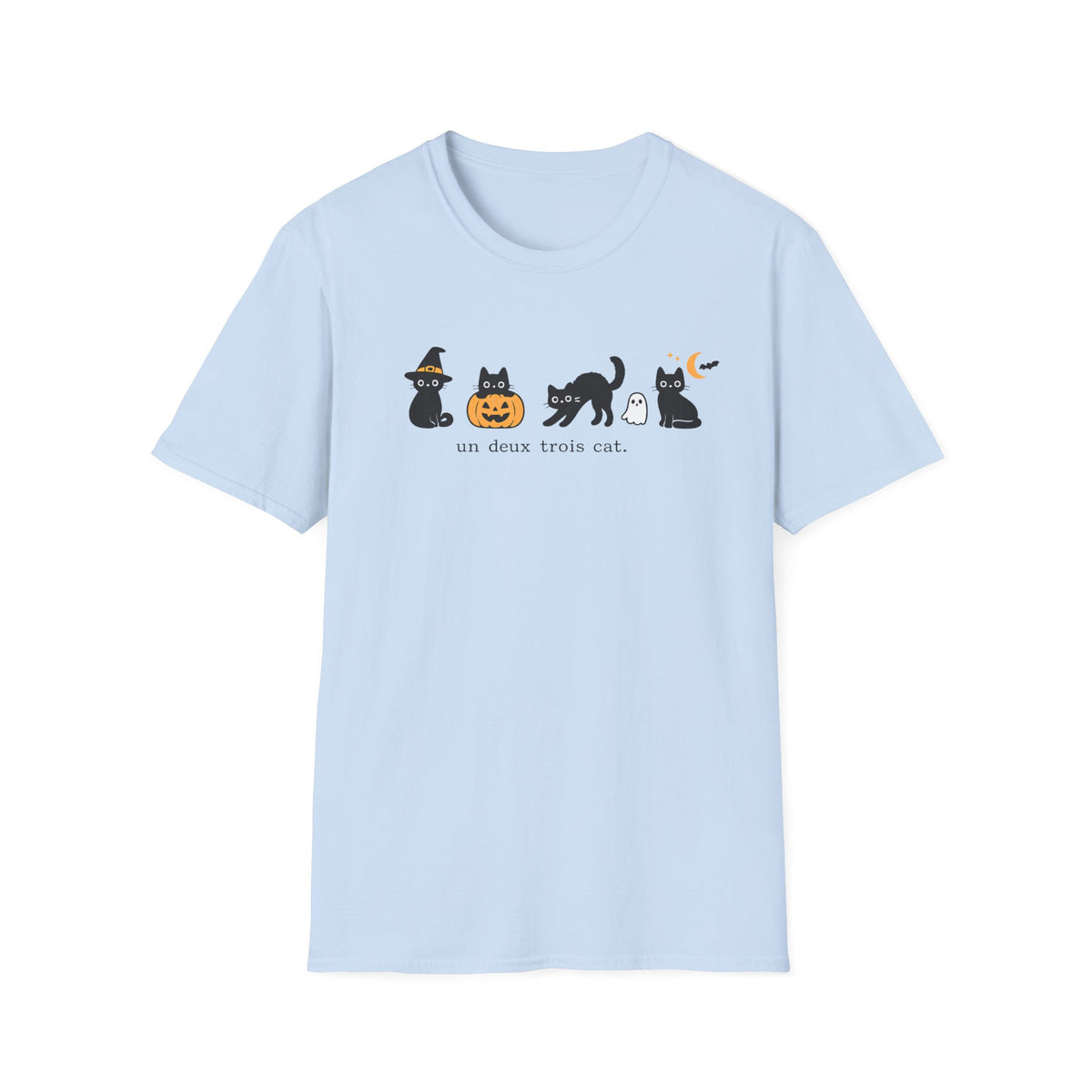 T-shirt Chats Halloween graphique