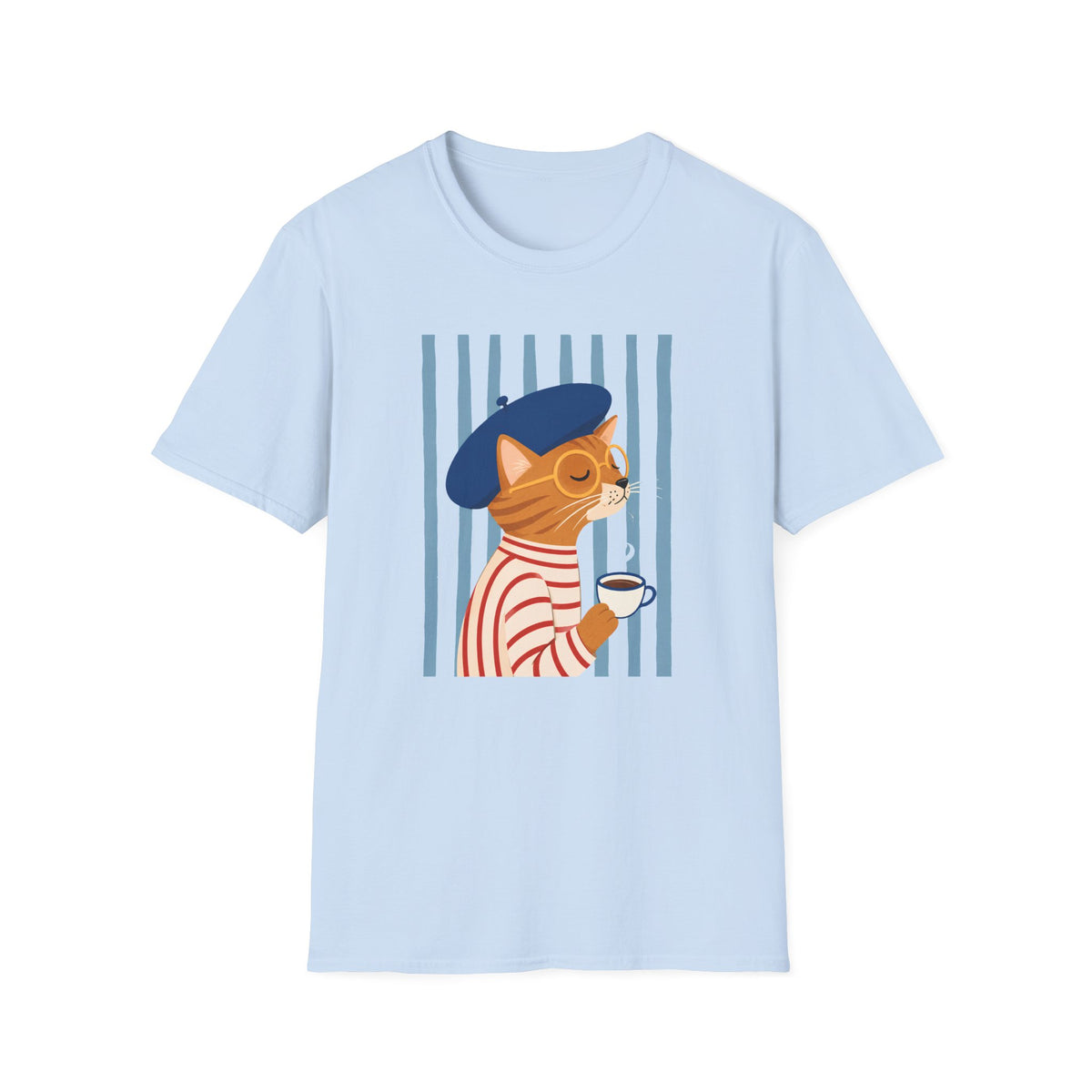 T-shirt Chat artiste parisien