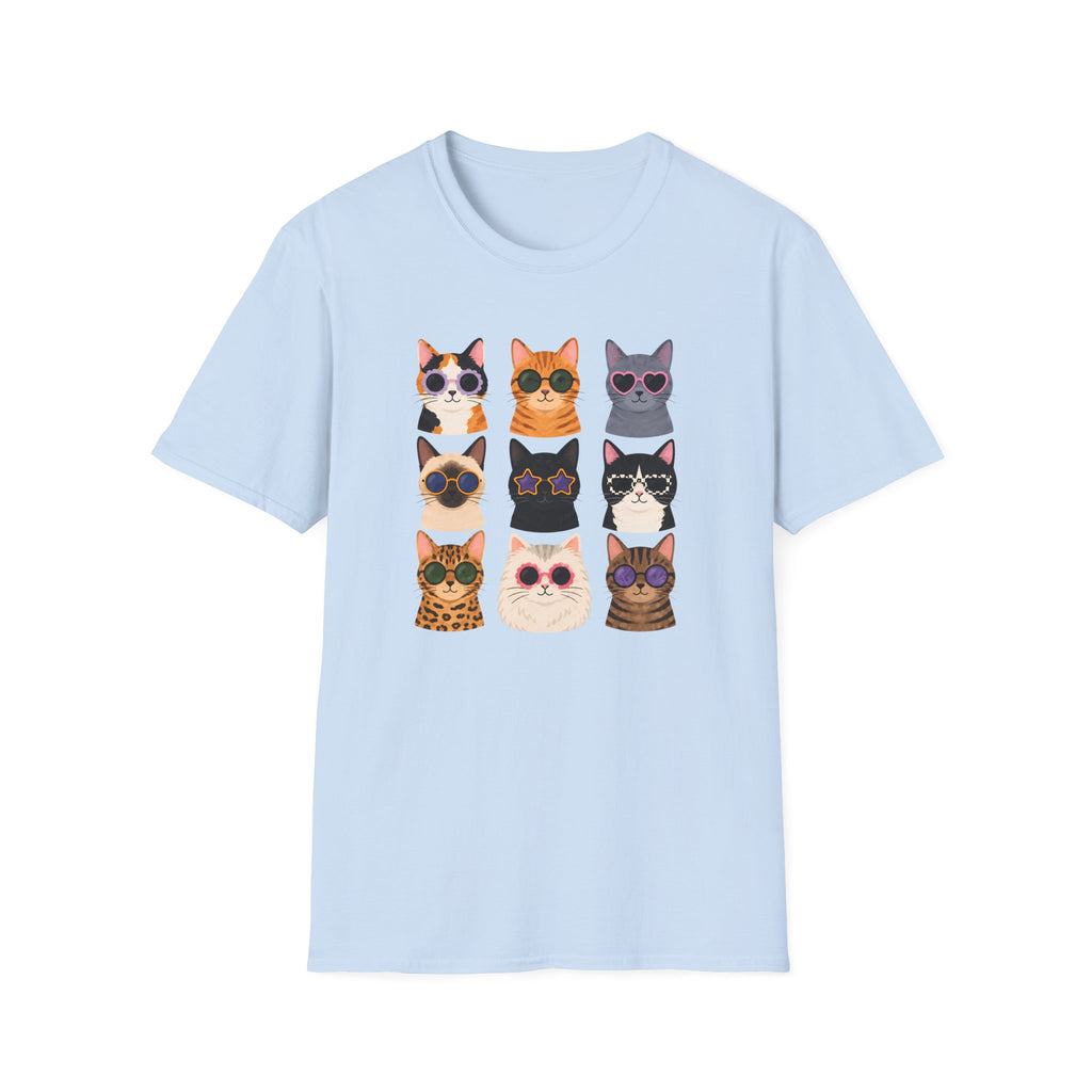 T-shirt Tribu de chats rétro