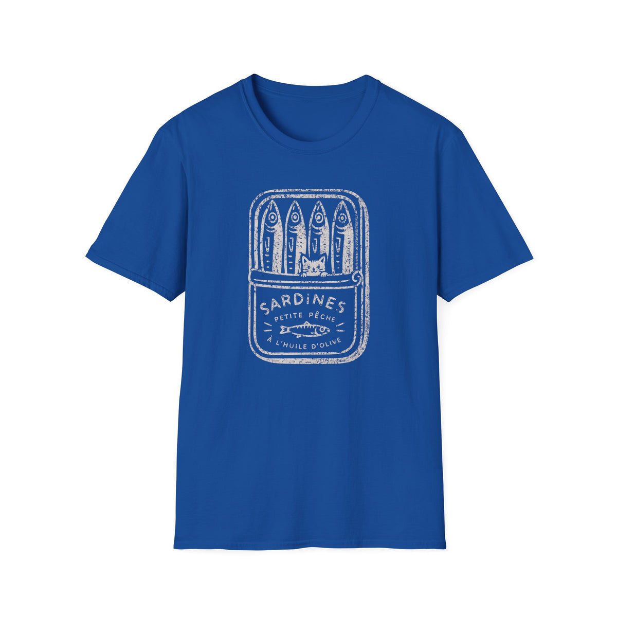T-shirt Chats sardines vintage
