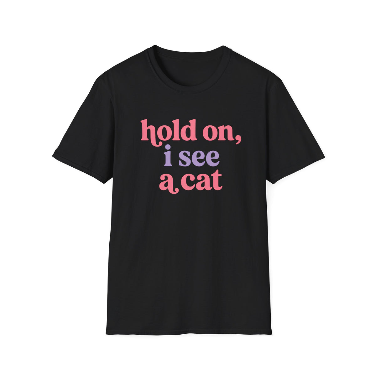 T-shirt Distrait par les chats