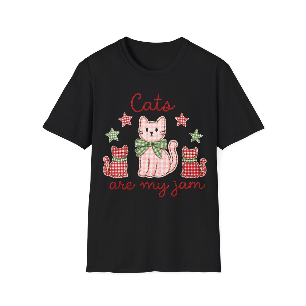 T-shirt Chat fraise rétro