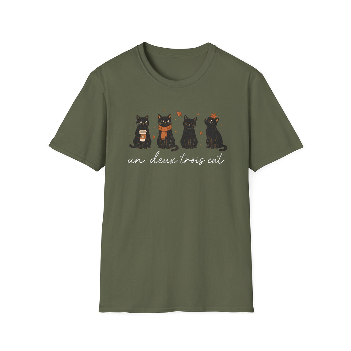 T-shirt Chat automne