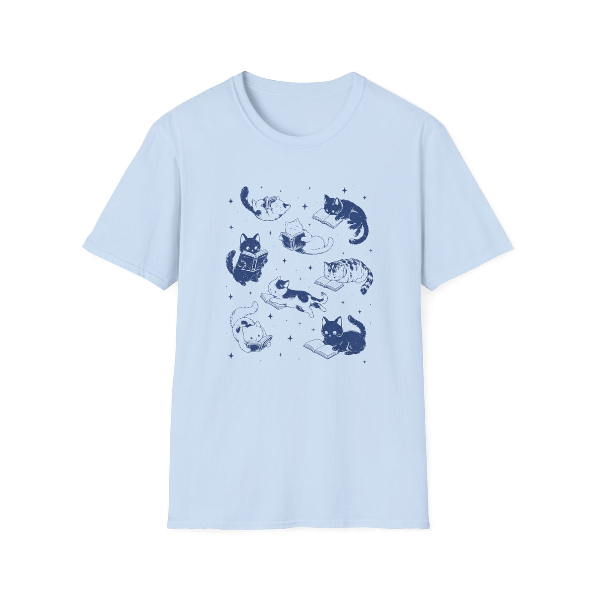 T-shirt Chats célestes bleus