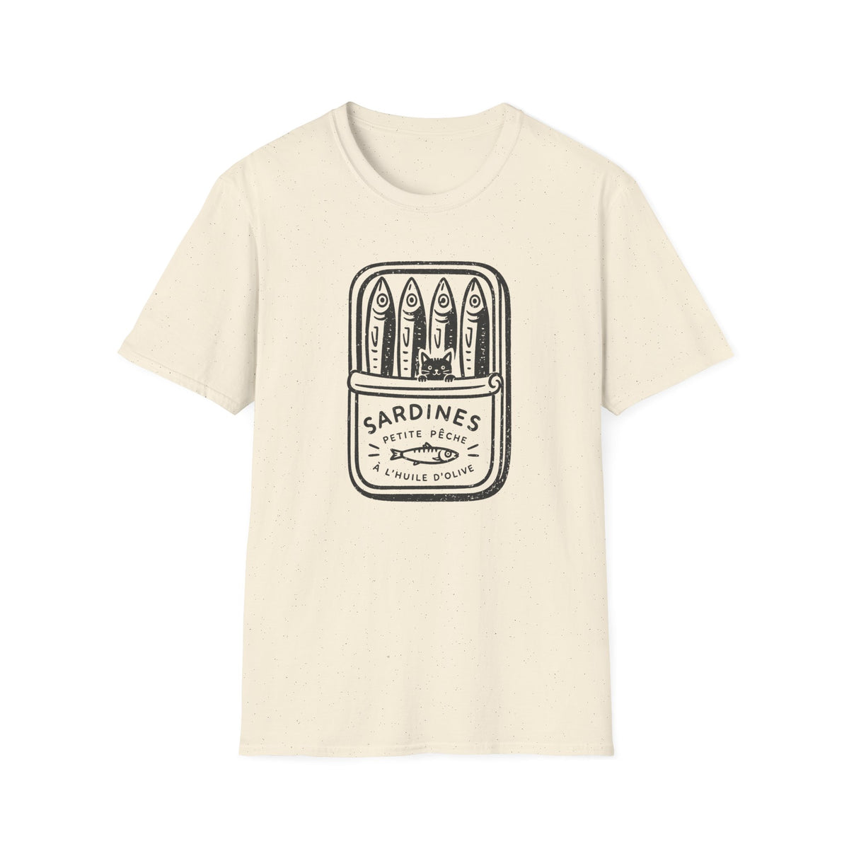 T-shirt Chats sardines vintage