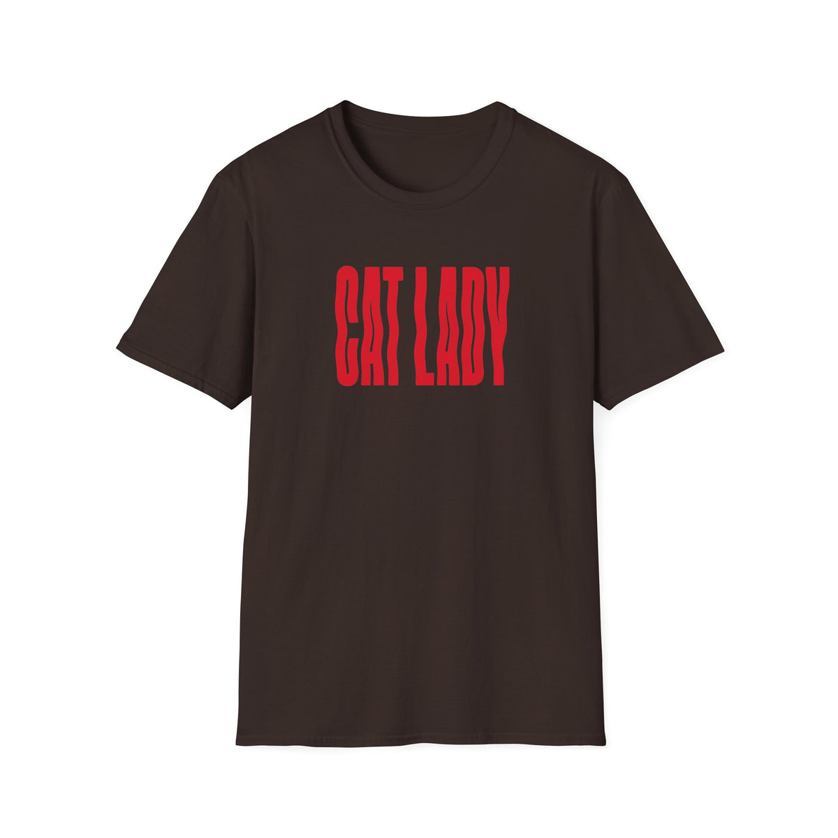 T-shirt Cat Lady minimaliste