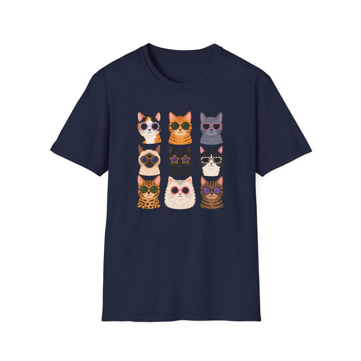 T-shirt Tribu de chats rétro