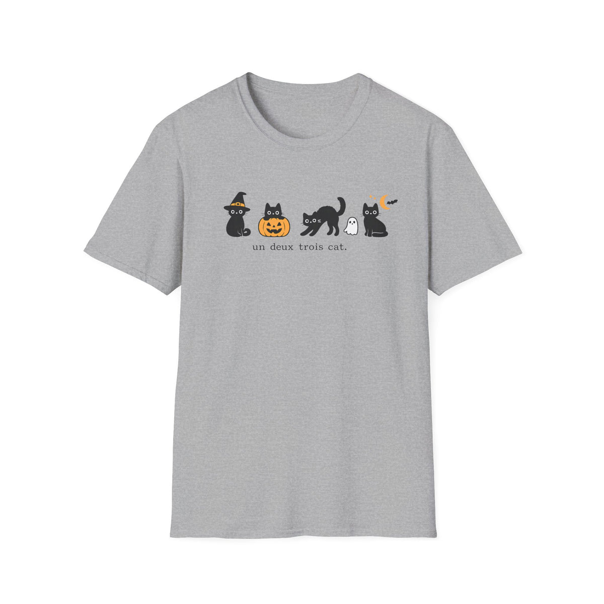T-shirt Chats Halloween graphique