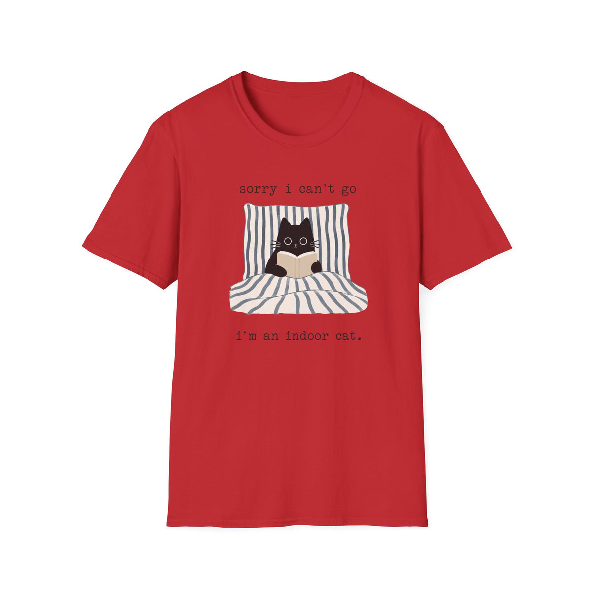 T-shirt Chat casanier