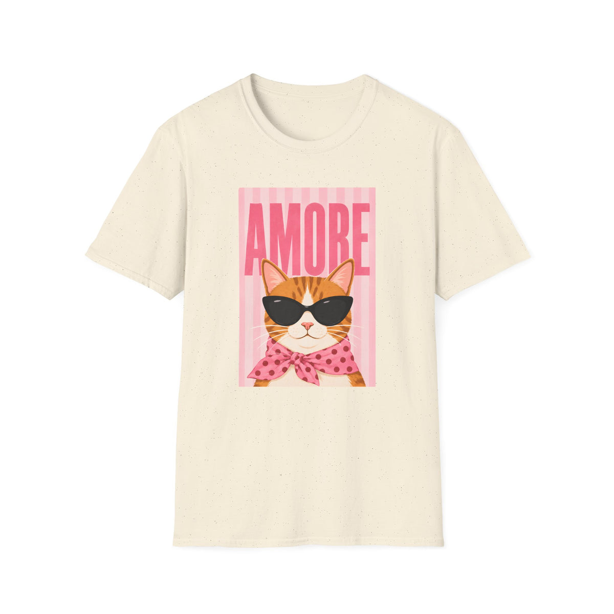 T-shirt Chat Amore rétro