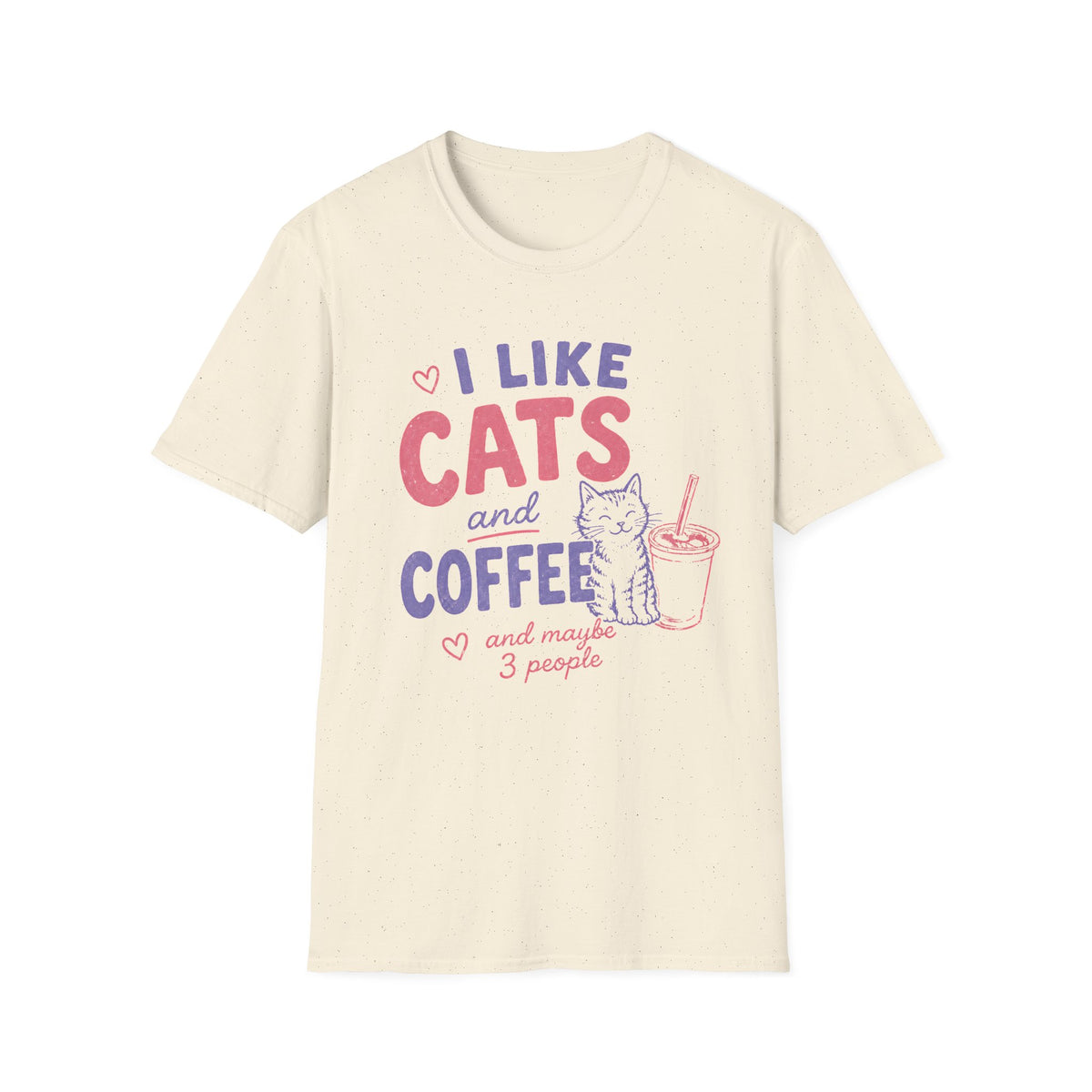 T-shirt Introverti chats & café