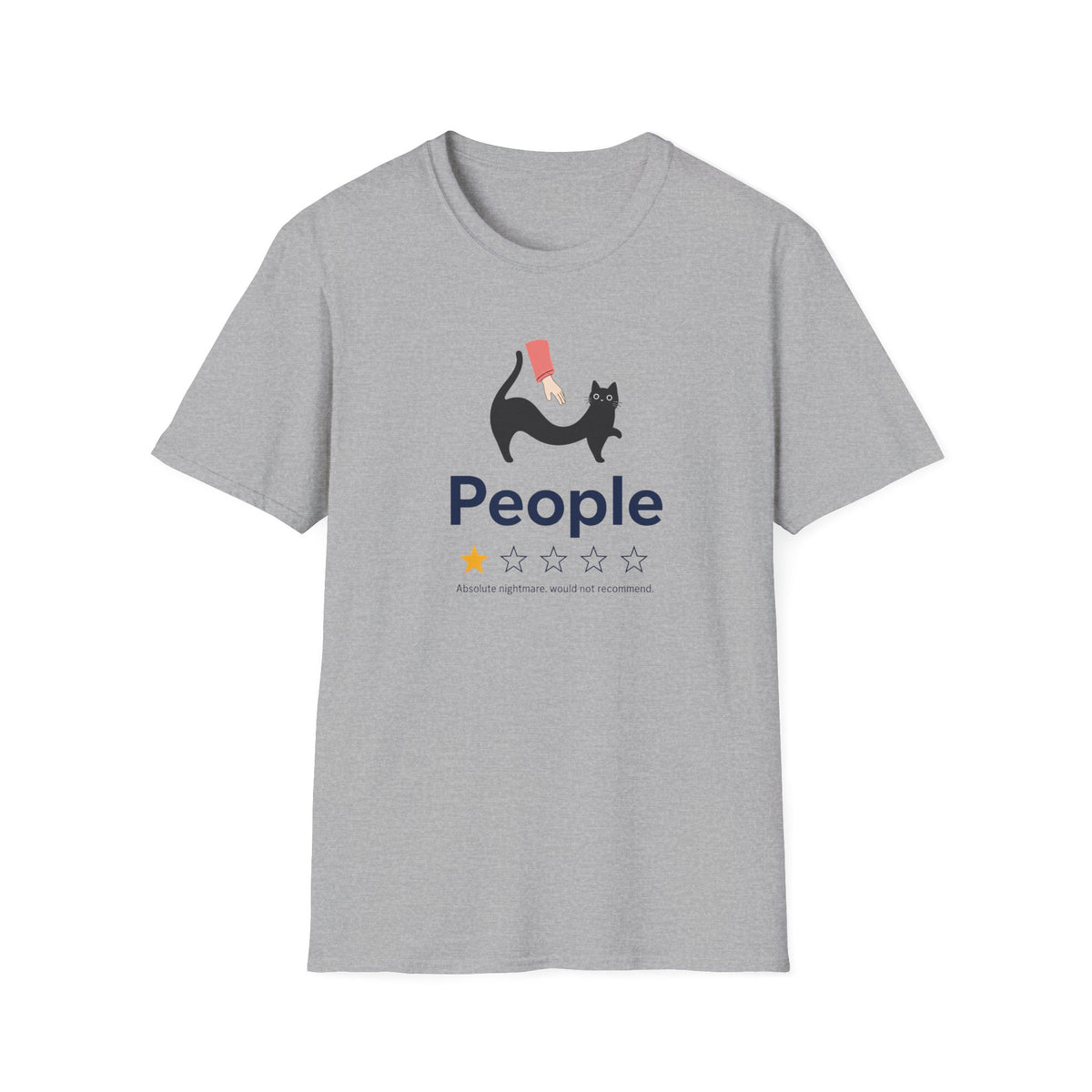 T-shirt Chat antisocial