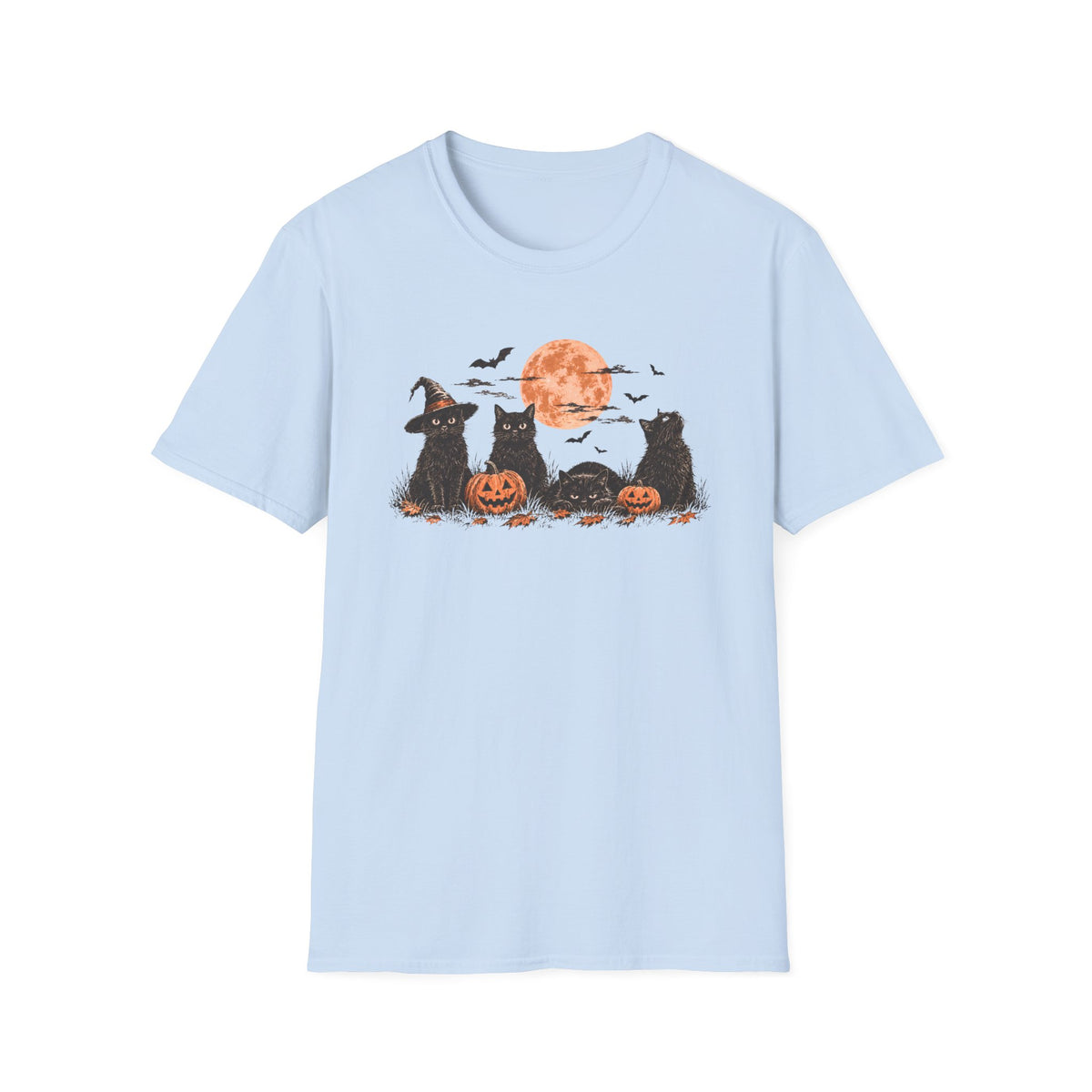 T-shirt Chats sorciers d’Halloween
